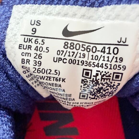 Nike Air Zoom Pegasus 34 Blue Void Size 9 NEW Run Gym Walking Comfort 880560-410 - Picture 6 of 7